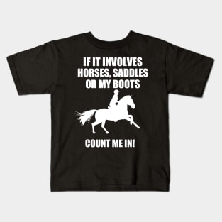 Horses Kids T-Shirt